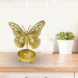 Maxbell Butterfly Candle Holder Carved Tealight Holders Candlestick Festival Decor Aureate