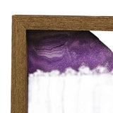 Maxbell Moving Sand Art Picture Hourglass Sandscapes Decoration for Living Room Photo Frame Purple