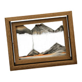 Maxbell Moving Sand Art Picture Hourglass Sandscapes Decoration for Living Room Rotary Black