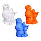 Maxbell Cute Bear Rack Statue Animal Decorative Crafts Kitchen Wedding Decor White