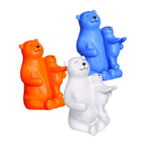 Maxbell Cute Bear Rack Statue Animal Decorative Crafts Kitchen Wedding Decor White