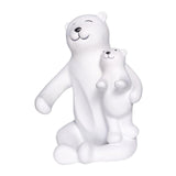 Maxbell Cute Bear Rack Statue Animal Decorative Crafts Kitchen Wedding Decor White