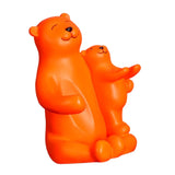 Maxbell Cute Bear Rack Statue Animal Decorative Crafts Kitchen Wedding Decor Orange