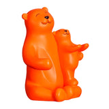 Maxbell Cute Bear Rack Statue Animal Decorative Crafts Kitchen Wedding Decor Orange