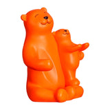 Maxbell Cute Bear Rack Statue Animal Decorative Crafts Kitchen Wedding Decor Orange