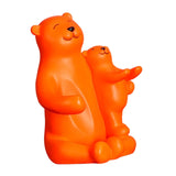 Maxbell Cute Bear Rack Statue Animal Decorative Crafts Kitchen Wedding Decor Orange