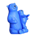 Maxbell Cute Bear Rack Statue Animal Decorative Crafts Kitchen Wedding Decor Blue