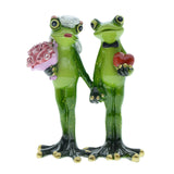 Maxbell Wedding Frog Garden Statue Resin Figurines Ornaments Backyard Cabinet Yard