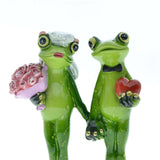 Maxbell Wedding Frog Garden Statue Resin Figurines Ornaments Backyard Cabinet Yard