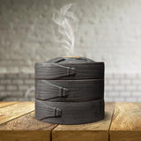 Maxbell Incense Burner Holder Statue Travel Censer Figurines Traditional for Desktop Black