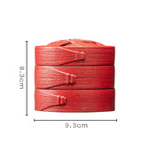 Maxbell Incense Burner Holder Statue Travel Censer Figurines Traditional for Desktop Red