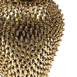 Maxbell Ginger Jar Porcelain Storage Tank Oriental for Cupboard Counter Office 20.5cmx20.5cmx46cm