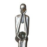 Maxbell Modern Thinker Statue Abstract Art Figurine Sculpture for Bookshelf Desktop 10cmx4.5cmx20cm