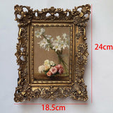 Maxbell Vintage Style Resin Photo Frame Picture Display Holder Embossed Frame