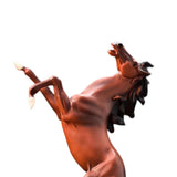Maxbell 12.8''H Standing Horse Resin Statue Ornament for Decoration Accessories Brown