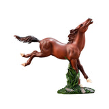 Maxbell Abstract Horse Statues Animal Sculptures Figurines for Office Wedding Decors brown