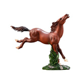 Maxbell Abstract Horse Statues Animal Sculptures Figurines for Office Wedding Decors brown