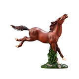 Maxbell Abstract Horse Statues Animal Sculptures Figurines for Office Wedding Decors brown