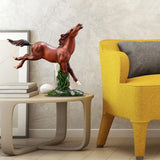 Maxbell Abstract Horse Statues Animal Sculptures Figurines for Office Wedding Decors brown