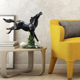 Maxbell Abstract Horse Statues Animal Sculptures Figurines for Office Wedding Decors black