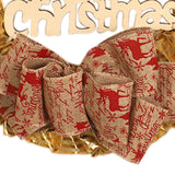 Maxbell Christmas Wreath Door Wreaths Garland for Xmas Front Yard Thanksgiving Aureate 38cm