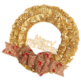 Maxbell Christmas Wreath Door Wreaths Garland for Xmas Front Yard Thanksgiving Aureate 38cm