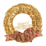 Maxbell Christmas Wreath Door Wreaths Garland for Xmas Front Yard Thanksgiving Aureate 38cm