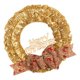 Maxbell Christmas Wreath Door Wreaths Garland for Xmas Front Yard Thanksgiving Aureate 38cm