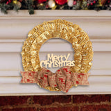 Maxbell Christmas Wreath Door Wreaths Garland for Xmas Front Yard Thanksgiving Aureate 38cm