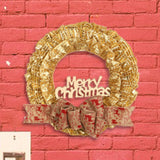 Maxbell Christmas Wreath Door Wreaths Garland for Xmas Front Yard Thanksgiving Aureate 38cm