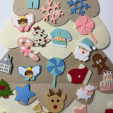 Maxbell Kids Felt Christmas Tree DIY with Detachable Ornaments Holiday Gift Durable
