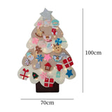 Maxbell Kids Felt Christmas Tree DIY with Detachable Ornaments Holiday Gift Durable