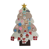 Maxbell Kids Felt Christmas Tree DIY with Detachable Ornaments Holiday Gift Durable