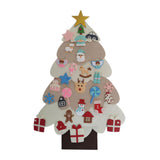 Maxbell Kids Felt Christmas Tree DIY with Detachable Ornaments Holiday Gift Durable
