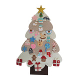 Maxbell Kids Felt Christmas Tree DIY with Detachable Ornaments Holiday Gift Durable