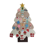 Maxbell Kids Felt Christmas Tree DIY with Detachable Ornaments Holiday Gift Durable