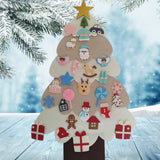 Maxbell Kids Felt Christmas Tree DIY with Detachable Ornaments Holiday Gift Durable