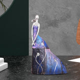 Maxbell Abstract Women Statue Figurine Sculpture Desk Wedding Bedroom Bookshelf StyleA