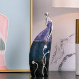 Maxbell Abstract Women Statue Figurine Sculpture Desk Wedding Bedroom Bookshelf StyleD