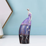 Maxbell Abstract Women Statue Figurine Sculpture Desk Wedding Bedroom Bookshelf StyleD