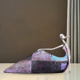 Maxbell Abstract Women Statue Figurine Sculpture Desk Wedding Bedroom Bookshelf StyleE