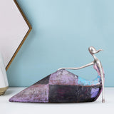 Maxbell Abstract Women Statue Figurine Sculpture Desk Wedding Bedroom Bookshelf StyleE