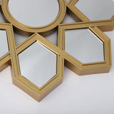 Maxbell Modern Wall Mirror Round Makeup Mirror for Washroom Entrance Art Decoration