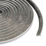 Maxbell 32.8ft Brush Seal Self Adhesive for Door Window Weatherstrip Sealing Strip Gray