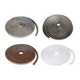 Maxbell 32.8ft Brush Seal Self Adhesive for Door Window Weatherstrip Sealing Strip Gray
