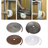 Maxbell 32.8ft Brush Seal Self Adhesive for Door Window Weatherstrip Sealing Strip Gray