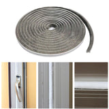 Maxbell 32.8ft Brush Seal Self Adhesive for Door Window Weatherstrip Sealing Strip Gray