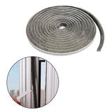 Maxbell 32.8ft Brush Seal Self Adhesive for Door Window Weatherstrip Sealing Strip Gray