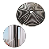 Maxbell 32.8ft Brush Seal Self Adhesive for Door Window Weatherstrip Sealing Strip Black