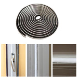 Maxbell 32.8ft Brush Seal Self Adhesive for Door Window Weatherstrip Sealing Strip Black
